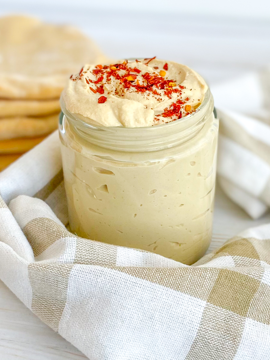 Creamy Hummus (vegan, oil-free)