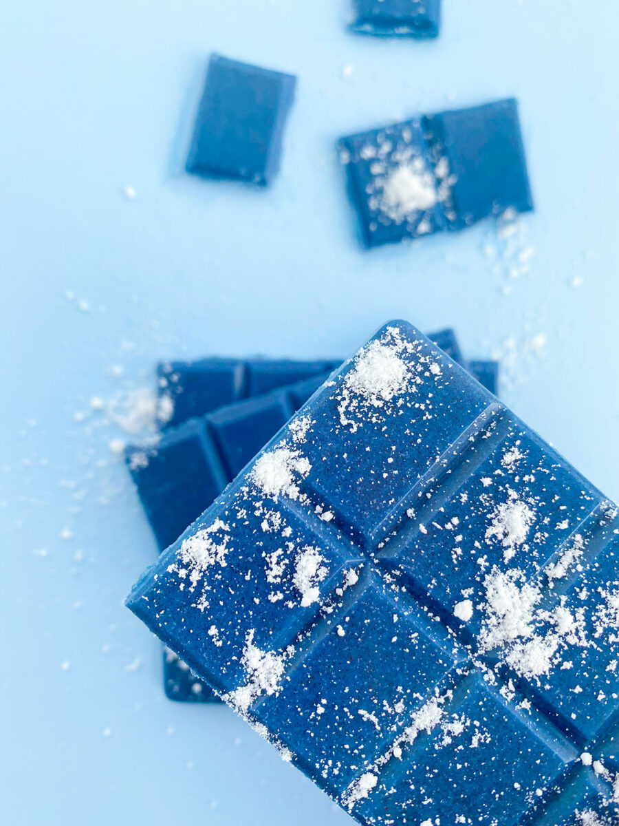 Blue Chocolate (vegan, sugar-free, gluten-free)